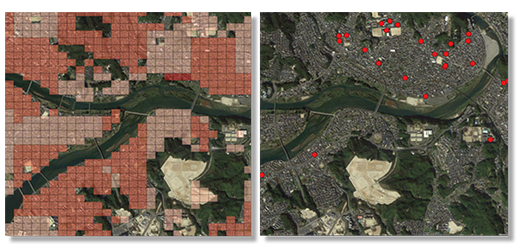 河川現況調査データ作成イメージ